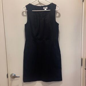 LOFT Black Sleeveless Dress with pockets